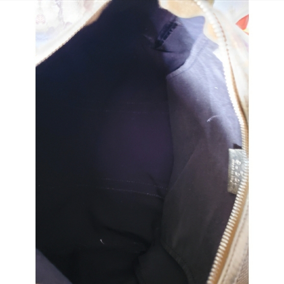 Gucci Gold GG Crystal Canvas Medium Joy Boston Ba - Picture 13 of 14